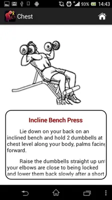 Dumbbell Muscle Workout Plan T android App screenshot 3